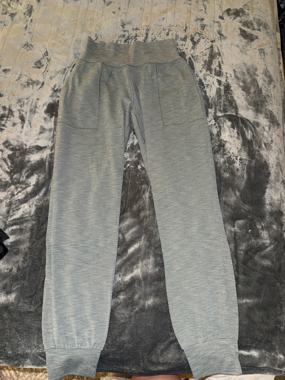 Athleta Grey Salutation Joggers